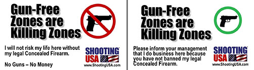 Gun Free Zone Cards Gun Free Zone Cards